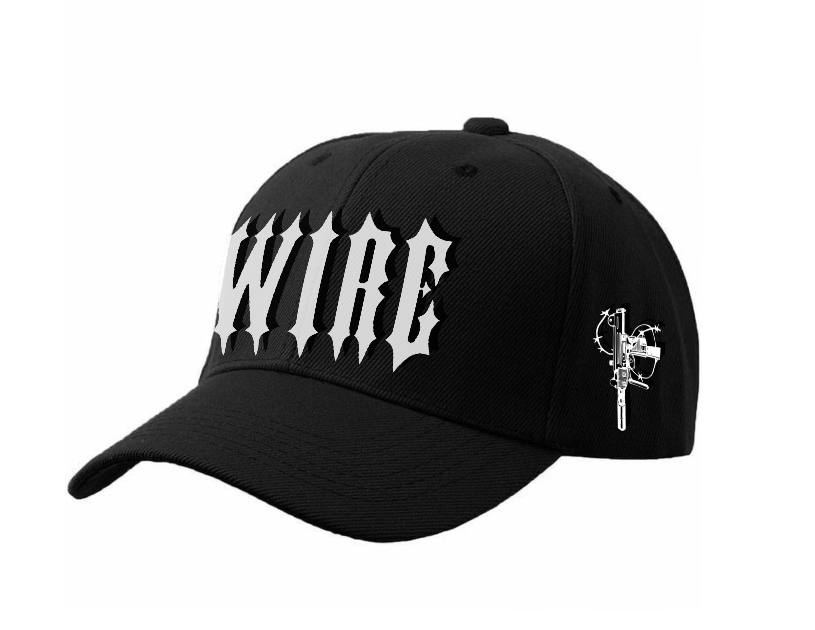 Wire snap back hat